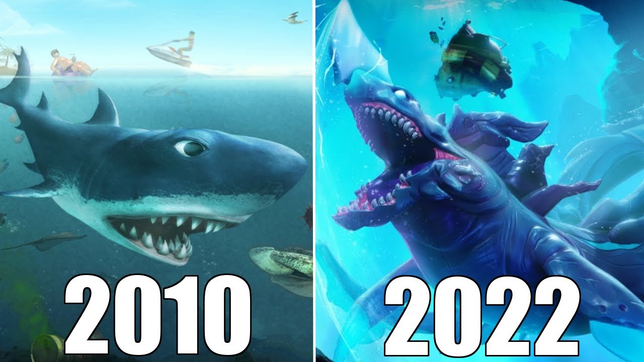 ALL HUNGRY SHARK GAMES THROUGH THE YEARS (2010 - 2019) 