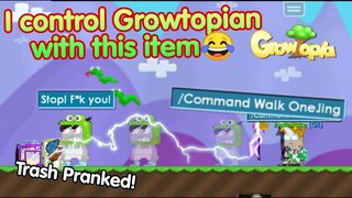 Controling Growtopian to walk in trash | Growtopia ft.OneJing