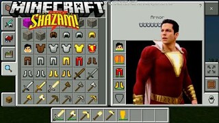 ✔️จะเป็นอย่างไร!? ถ้ามีตัวละคร “ Shazam ” ฮีโร่จาก DC มาอยู่ในมายคราฟ No Mod | Minecraft Pe