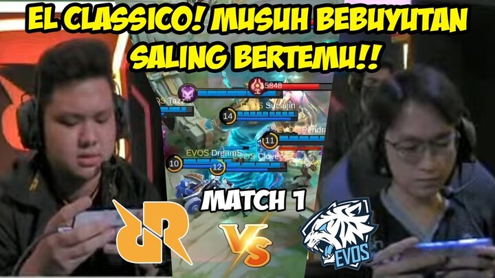 MATCH PAPAN ATAS PUNCAK GUNUNG! RRQ DIKANDANGIN LINEUP BARU EVOS LEGENDS??