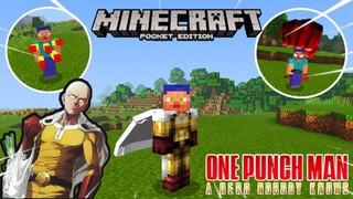 แจก+รีวิวแอดออนไซตามะโครตเจ๋งงง!! ต่อยมันเดียวตายอย่างโกง!!Minecraft pe 1.16.201 ONE PUNCH MAN