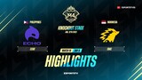 Echo vs Onic M4 World Championship | Onic vs Echo All Game Highlights ESPORTSTV