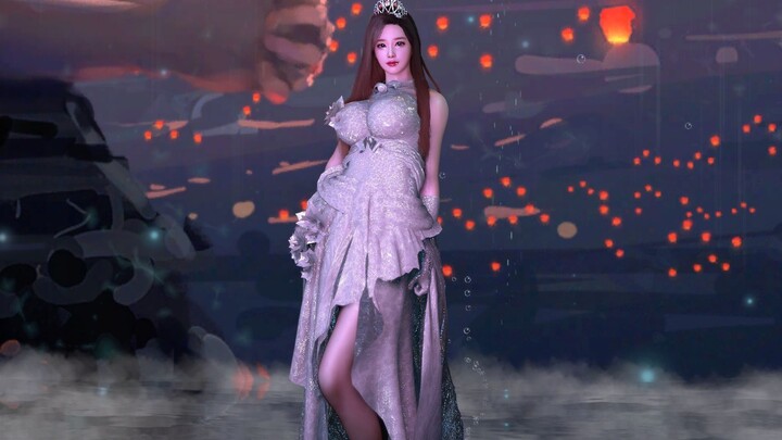 Is Red Velvet's sparkling wedding dress pretty?
