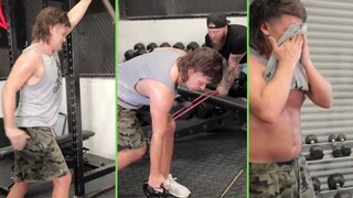 Theo Von Training With Dustin Poirier's Coach [Phil Daru]