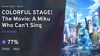 MOVIE - Project Sekai Movie: Kowareta Sekai to Utaenai Miku (sub indo)