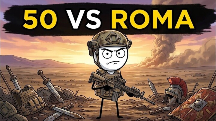 ¿50 Soldados Modernos Podrían Vencer a un Ejército Romano de 300.000?