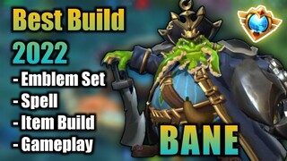 BANE BEST BUILD 2022 | TOP 1 GLOBAL BANE BUILD | BANE - MOBILE LEGENDS | MLBB