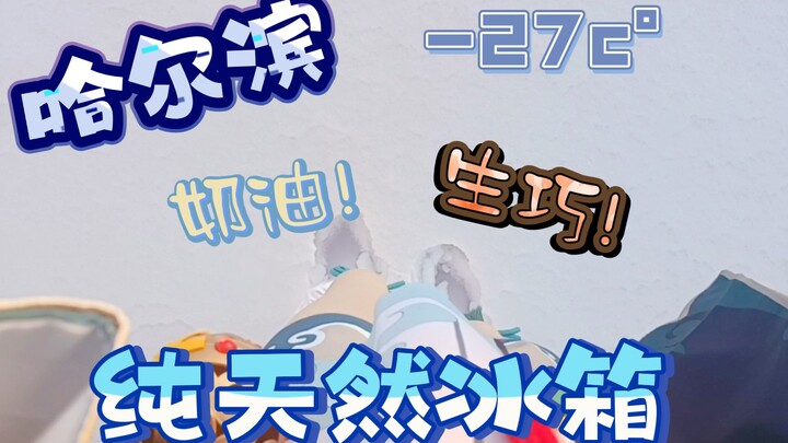 The crisp sound of stepping on snow ouo