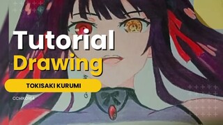 Tutorial Drawing Tokisaki Kurumi