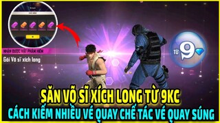 Săn Võ Sĩ Xích Long Free Fighter Cần Nhiêu KC || Test Vòng Quay Võ Sĩ Bay Màu || Free Fire