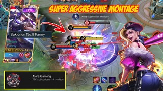 SUPER AGGRESSIVE FANNY MONTAGE | ROAD TO 80K SUBS!! | MOBILE LEGENDS BANG BANG