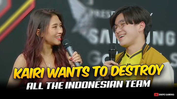 KAIRI WANTS TO DESTROY ALL THE INDONESIAN TEAM. . . 🤯😮