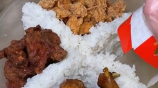 cơm gà rán 4 ngăn