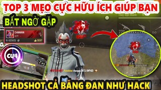 Free Fire | Top 3 Mẹo Cực Hữu Ích Giúp Bạn HeadShot Cả Băng Đạn Vào Đầu - Bất Ngờ Gặp C4 Gaming
