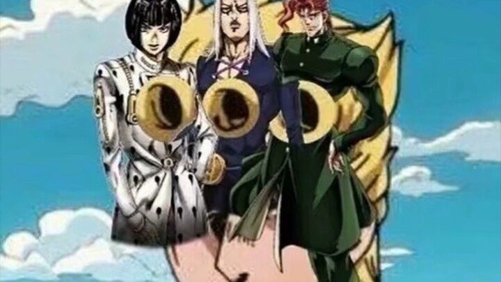 『JOJO meme picture 32』 Giorno has nice hair
