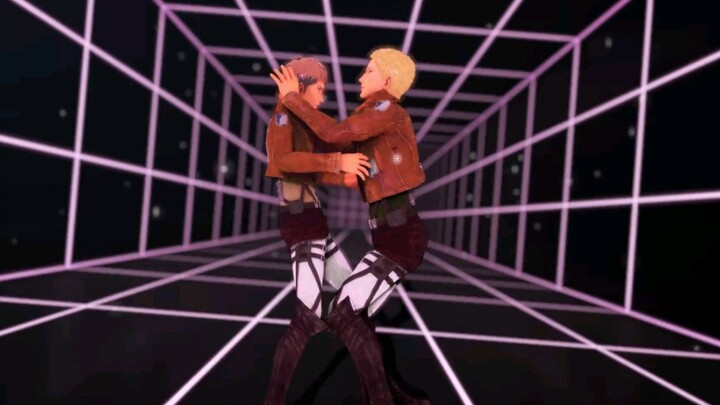 【Jiangbao x Reiner/Attack on MMD】Danger❤Party❤Duel❤