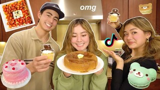 MAKING VIRAL TIKTOK FOODS w/ MY SIBLINGS! 🥞 (Part 3)