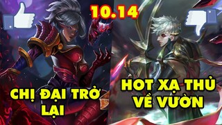 TOP 10 vị tướng BUFF - NERF nhiều nhất trong LMHT 10.14: Chị đại Riven trở lại, Xạ Thủ số 1 về vườn