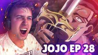 GOD OF DEATH!! JoJo's BIZARRE ADVENTURE Part 3 Episode 28 REACTION!