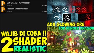 YES😱 Top 2 Shader MCPE 1.19 ( RENDER DRAGON ) - Shader for mcpe - mcpe shader 1.19 - #shaders
