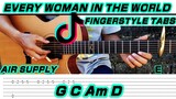 Every Woman in The World - Air Supply (Fingerstyle Cover) Tabs + Chords + Lyrics
