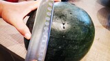 Five-Star Hotel Chef Carving A Watermelon