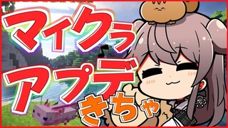 【Minecraft】ホロ鯖Ver1.17　最新アプデでウーパールーパーGET!!【ホロライブ/夏色まつり】