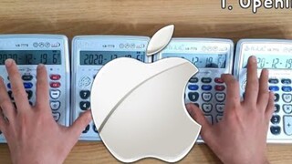 用4台计算器演奏iPhone经典铃声