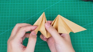 Belajar membuat kelelawar origami animasi ini sebelum Halloween!