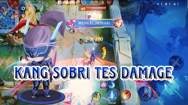 KANG SOBRI TES DAMAGE