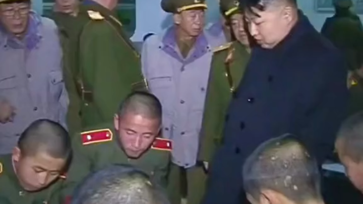 The Supreme Commander Visits the Military Barracks Canteen