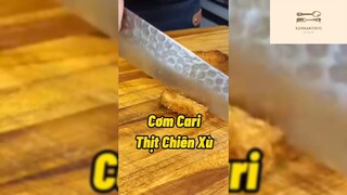 Cách làm cơm cari thịt chiên xù kiểu Nhật p1 #anngon