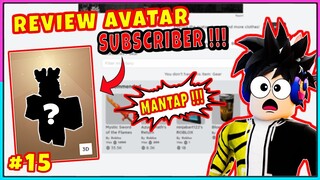 AVATAR INI UNIK BANGET !!! - REVIEW AVATAR SUBSCRIBER - Roblox Indonesia