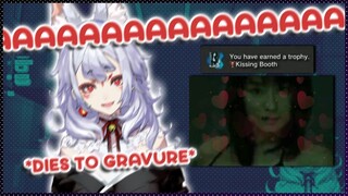 Nina Gets Jumpscared by a Gravure Poster then Kisses it [Nijisanji EN Vtuber Clip]