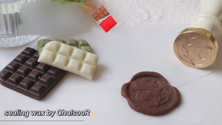 [DIY]ทำช็อกโกแลตรูปแบบใหม่ด้วยครั่ง