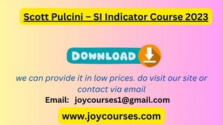 Scott Pulcini – SI Indicator Course 2023