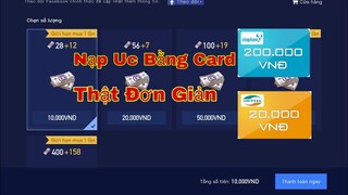 Hướng Dẫn Nạp UC Pubg Mobile Bằng Thẻ Viettel,Vina Mới Nhất 2020