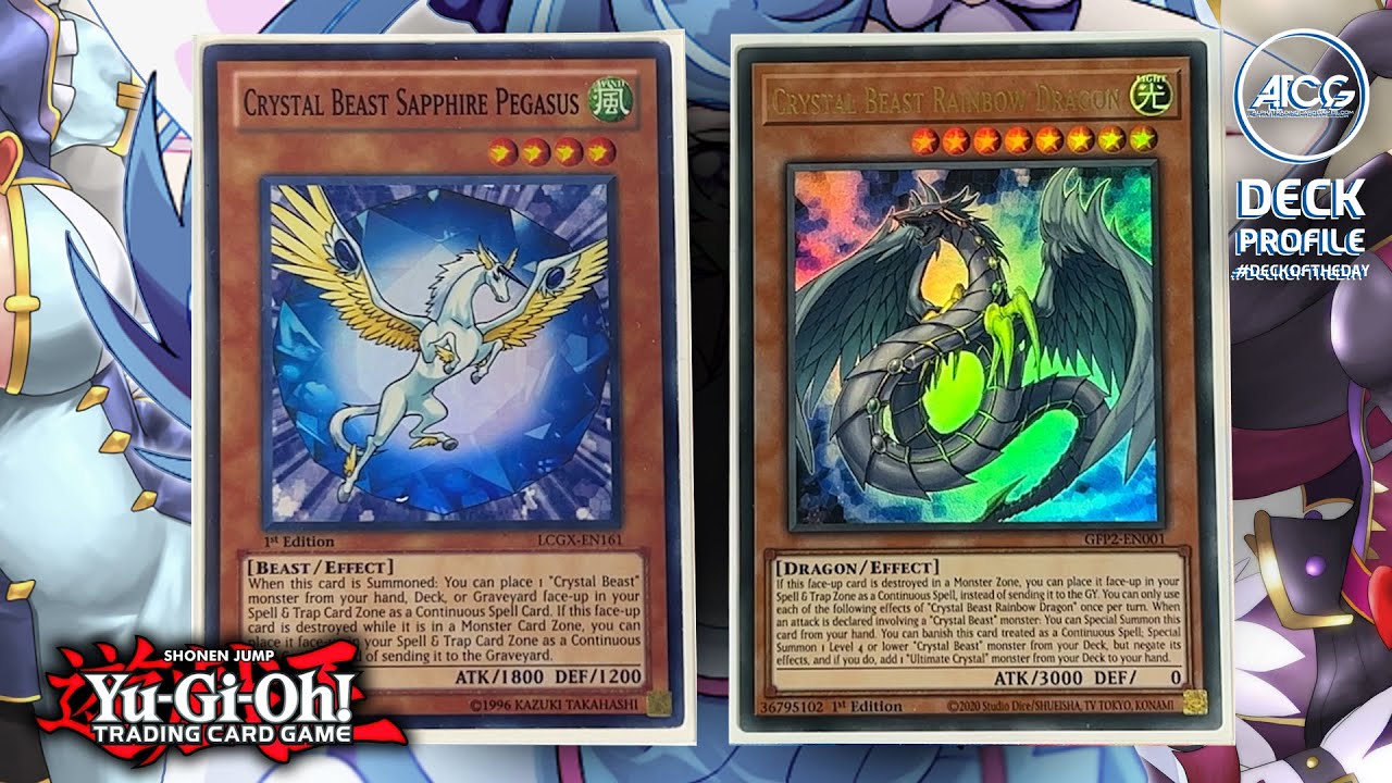 Yu Gi Oh Crystal Beast Deck Profile Post Structure Deck Legend Of The Crystal Beasts Bilibili