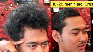 rambut keriting jadi lurus | secara permanen dengan mudah