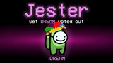 Dream JESTER insane 69,420 IQ play in Among Us (custom mods)