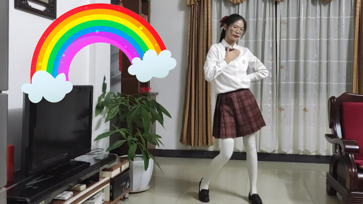 [เต้นโคฟเวอร์]ธีมเพลง2020BDF Rainbow Rhythm"ตบมือไล่เมฆฝนให้ไปโดยเร็ว"