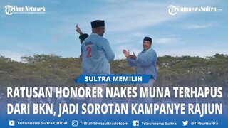 Cabup Muna Rajiun Bisik bisik Dengan Umar Bonte Soal Database 426 Nakes Hilang di BKN saat Kampanye