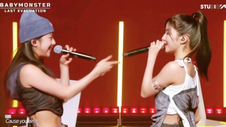 Such a sweet eye contact rap! BabyMonster's first seven-member joint performance since their debut!