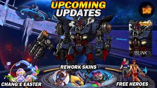 UPCOMING LEGENDARY SKIN, FREE HEROES AND OTHER UPDATES in Mobile Legends