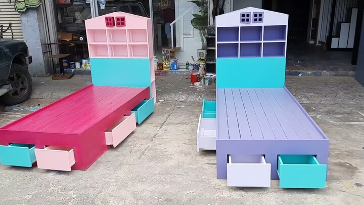 Customized Toddler beds Doll House theme by Kahoy World Furniture