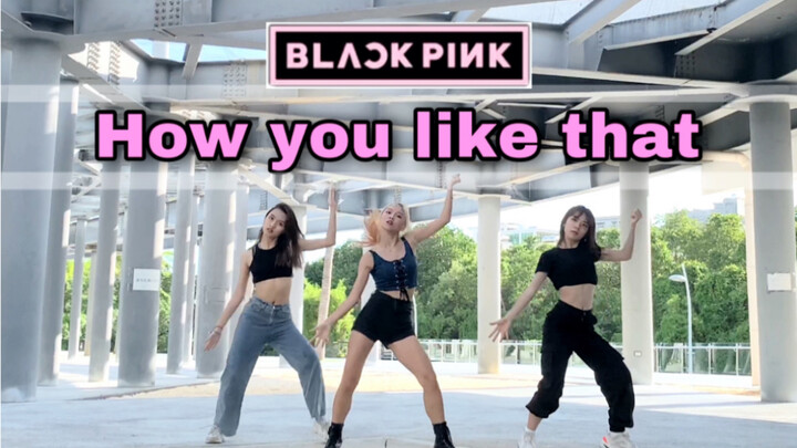 How you like that三人绝美全曲翻跳｜blackpink｜cover by 牛腩热带团队
