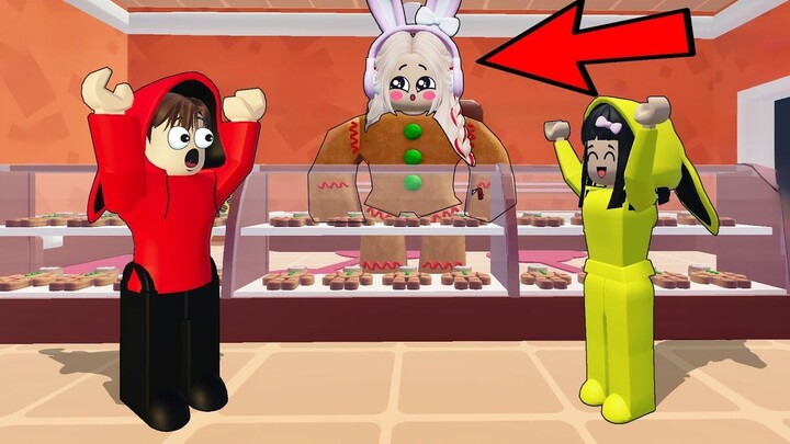Yuta, Mio Dan Baby Celine Dikejar MAsuia Permen Jahe  ROBLOX