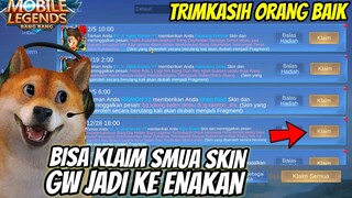 BUKA SMUA SKIN KIRIMAN DARI KLIAN! AUTO JADI SULTAN DPAT SKIN EPIC !! Mobile Legends