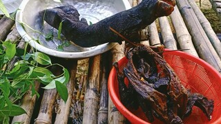 ẨM THỰC TÂY BẮC- gà gác bếp và chân trâu hầm lá vón vén