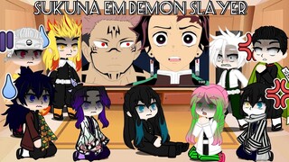 Hashiras react SAKUNA IN DEMON SLAYER 💥❤️ Sukuna vs Muzan, uzui e kamaboko squad
